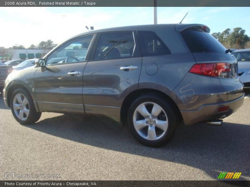 Polished Metal Metallic / Taupe 2008 Acura RDX