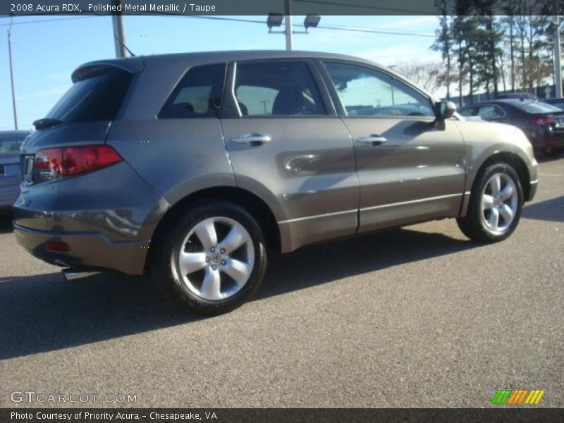 Polished Metal Metallic / Taupe 2008 Acura RDX