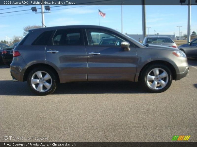 Polished Metal Metallic / Taupe 2008 Acura RDX