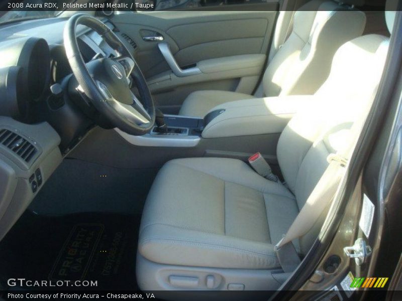 Polished Metal Metallic / Taupe 2008 Acura RDX