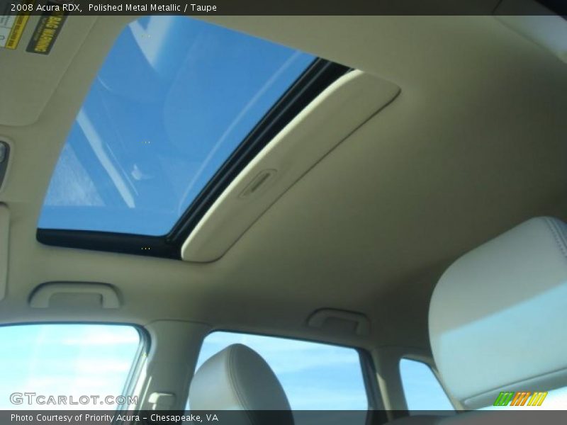 Polished Metal Metallic / Taupe 2008 Acura RDX