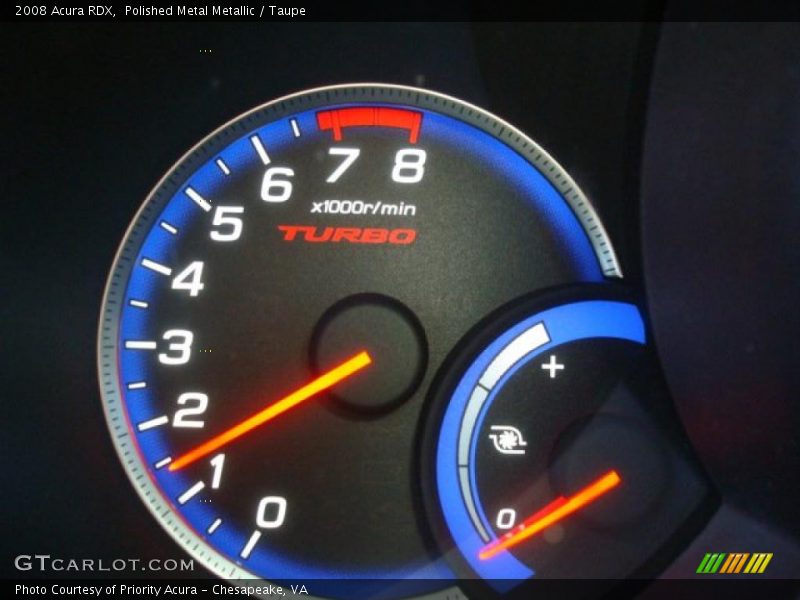 Polished Metal Metallic / Taupe 2008 Acura RDX