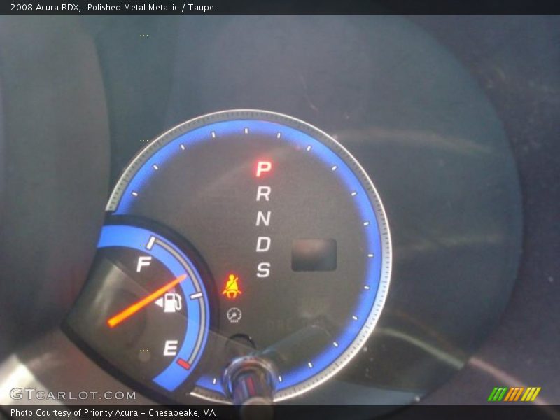 Polished Metal Metallic / Taupe 2008 Acura RDX