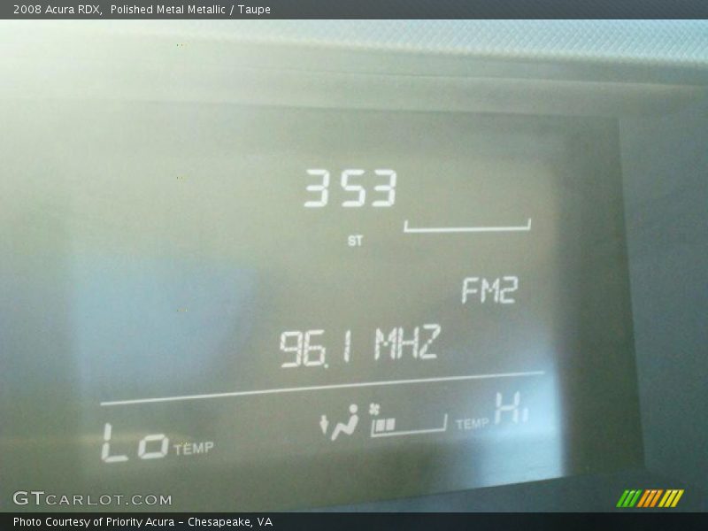 Polished Metal Metallic / Taupe 2008 Acura RDX
