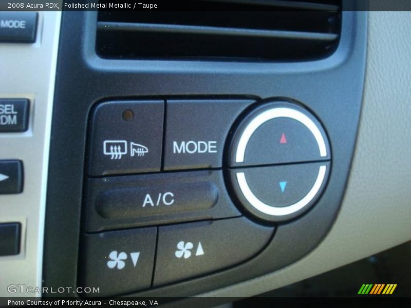 Polished Metal Metallic / Taupe 2008 Acura RDX