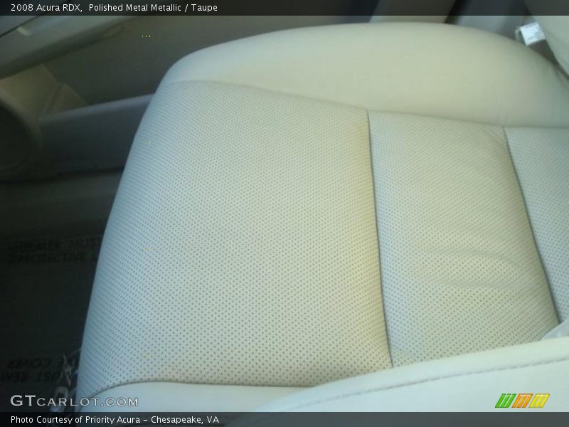 Polished Metal Metallic / Taupe 2008 Acura RDX