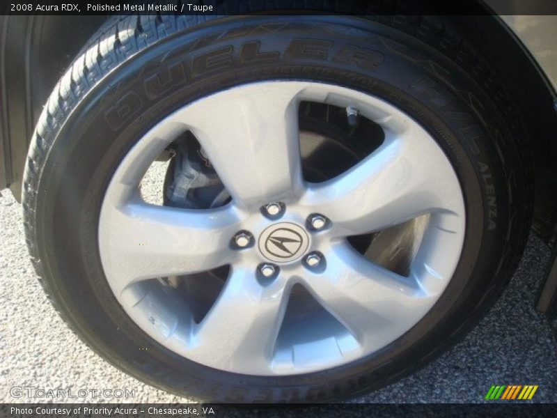 Polished Metal Metallic / Taupe 2008 Acura RDX