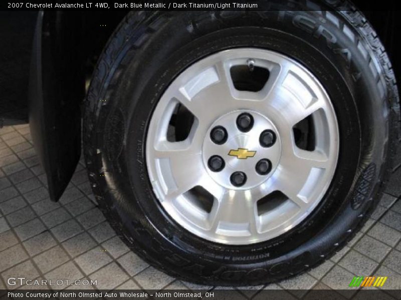 Dark Blue Metallic / Dark Titanium/Light Titanium 2007 Chevrolet Avalanche LT 4WD