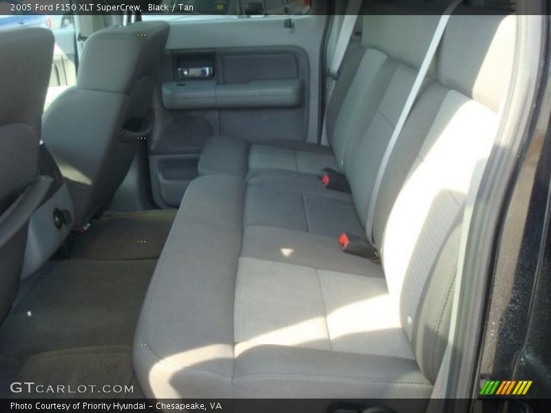 Black / Tan 2005 Ford F150 XLT SuperCrew