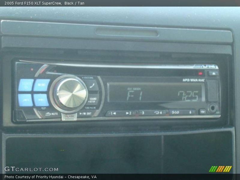 Black / Tan 2005 Ford F150 XLT SuperCrew