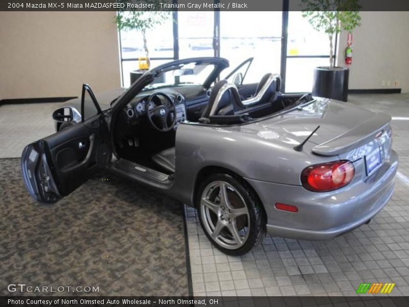 Titanium Gray Metallic / Black 2004 Mazda MX-5 Miata MAZDASPEED Roadster