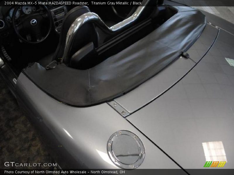 Titanium Gray Metallic / Black 2004 Mazda MX-5 Miata MAZDASPEED Roadster