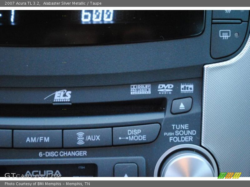 Alabaster Silver Metallic / Taupe 2007 Acura TL 3.2