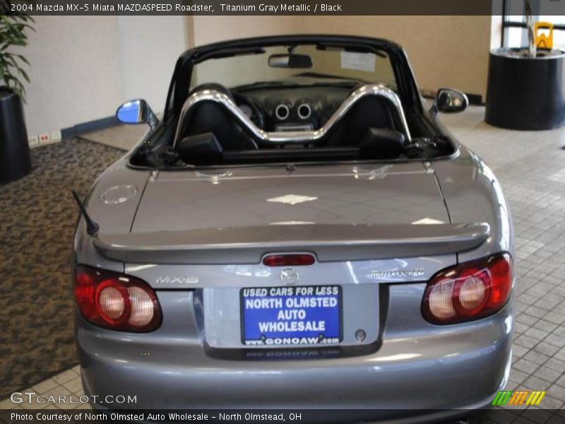 Titanium Gray Metallic / Black 2004 Mazda MX-5 Miata MAZDASPEED Roadster