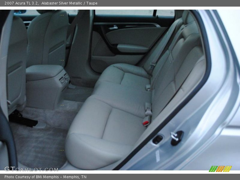 Alabaster Silver Metallic / Taupe 2007 Acura TL 3.2