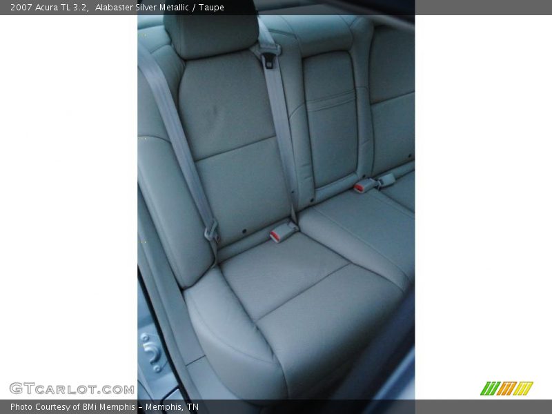 Alabaster Silver Metallic / Taupe 2007 Acura TL 3.2
