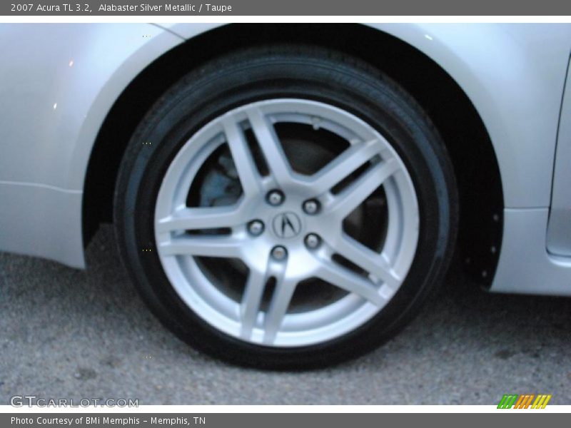 Alabaster Silver Metallic / Taupe 2007 Acura TL 3.2