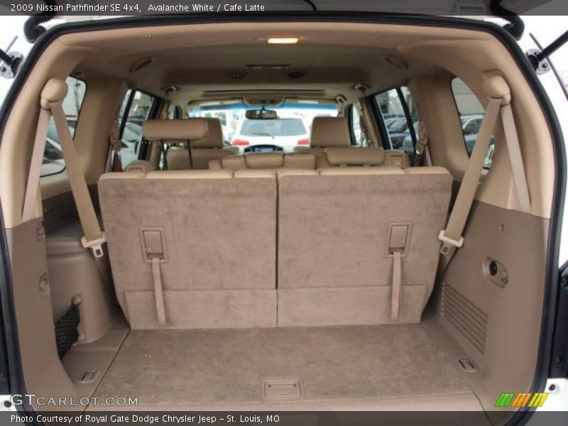 Avalanche White / Cafe Latte 2009 Nissan Pathfinder SE 4x4