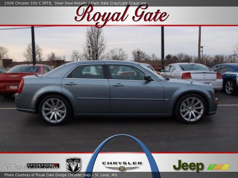 Silver Steel Metallic / Dark Slate Gray/Light Graystone 2006 Chrysler 300 C SRT8