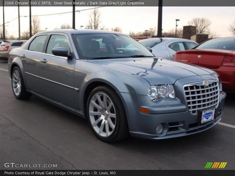 Silver Steel Metallic / Dark Slate Gray/Light Graystone 2006 Chrysler 300 C SRT8