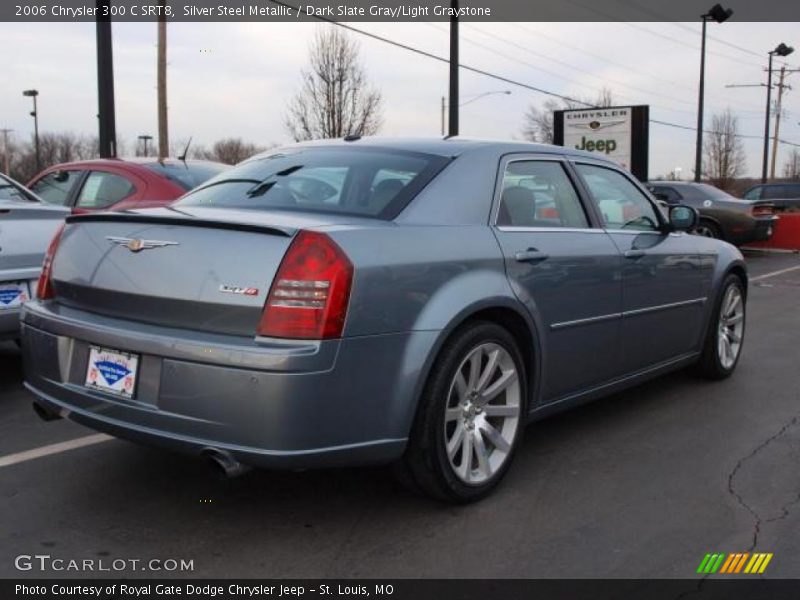 Silver Steel Metallic / Dark Slate Gray/Light Graystone 2006 Chrysler 300 C SRT8