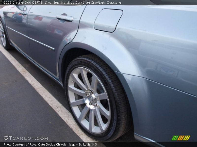 Silver Steel Metallic / Dark Slate Gray/Light Graystone 2006 Chrysler 300 C SRT8