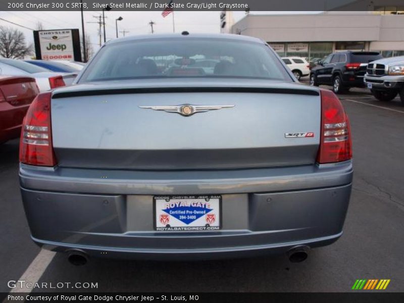 Silver Steel Metallic / Dark Slate Gray/Light Graystone 2006 Chrysler 300 C SRT8