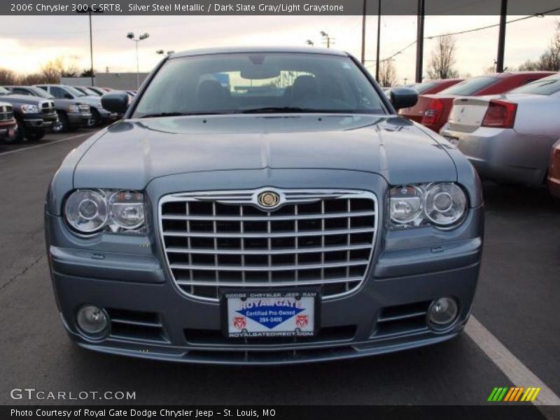 Silver Steel Metallic / Dark Slate Gray/Light Graystone 2006 Chrysler 300 C SRT8