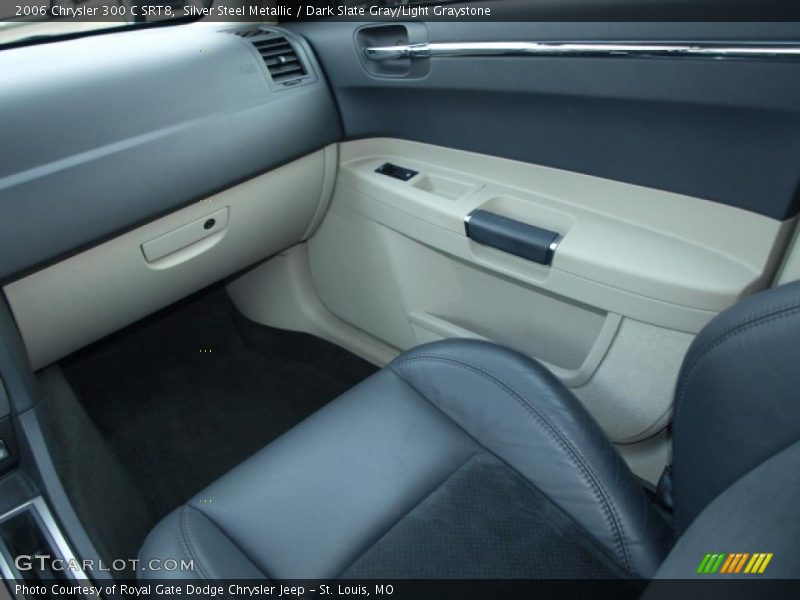 Silver Steel Metallic / Dark Slate Gray/Light Graystone 2006 Chrysler 300 C SRT8