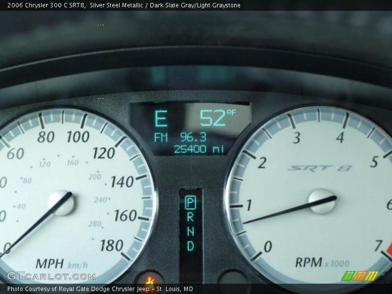 Silver Steel Metallic / Dark Slate Gray/Light Graystone 2006 Chrysler 300 C SRT8