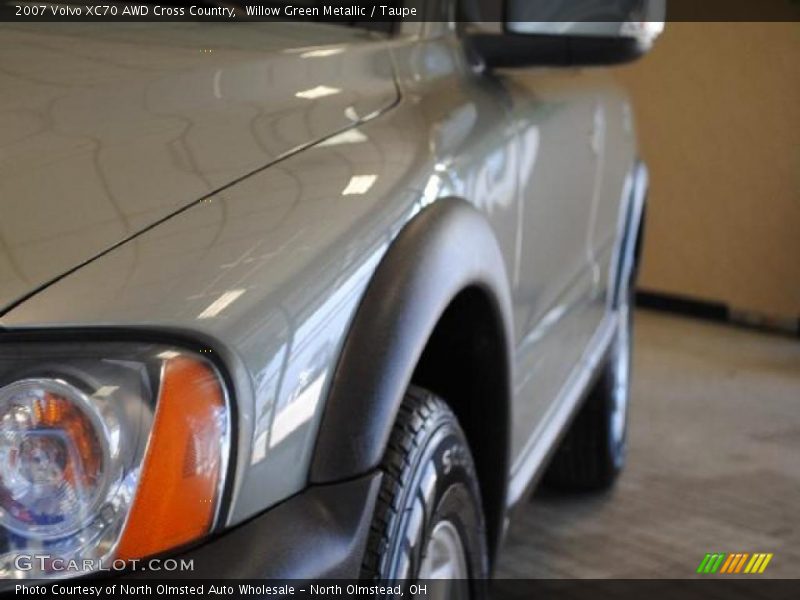 Willow Green Metallic / Taupe 2007 Volvo XC70 AWD Cross Country