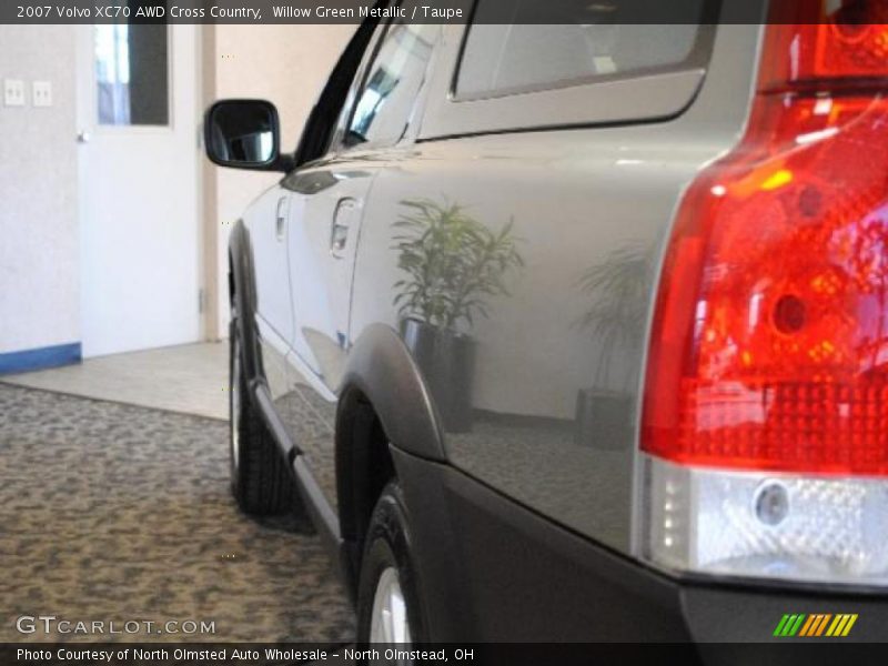 Willow Green Metallic / Taupe 2007 Volvo XC70 AWD Cross Country