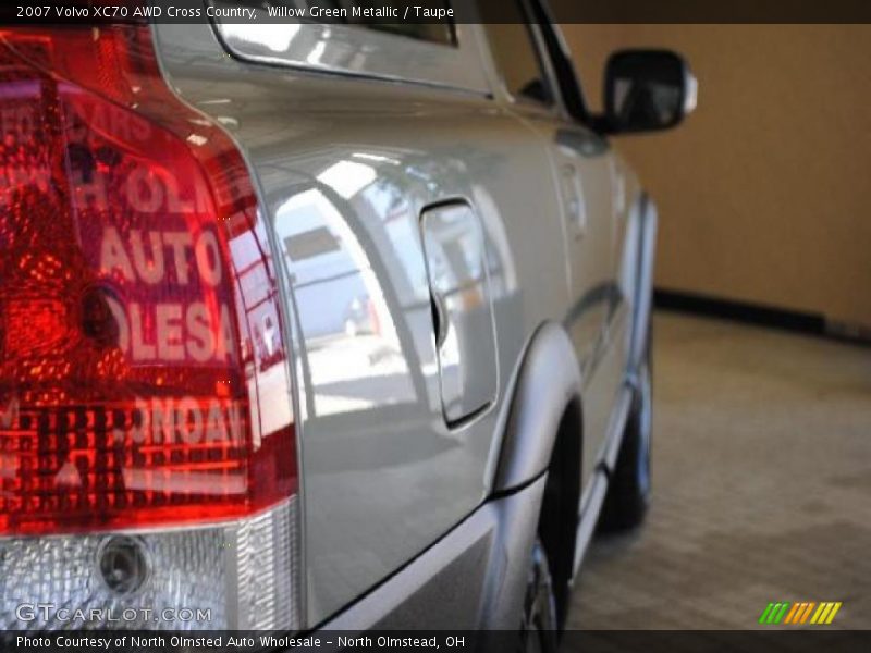 Willow Green Metallic / Taupe 2007 Volvo XC70 AWD Cross Country