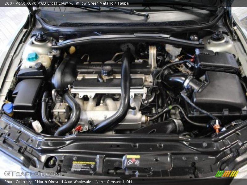 Willow Green Metallic / Taupe 2007 Volvo XC70 AWD Cross Country