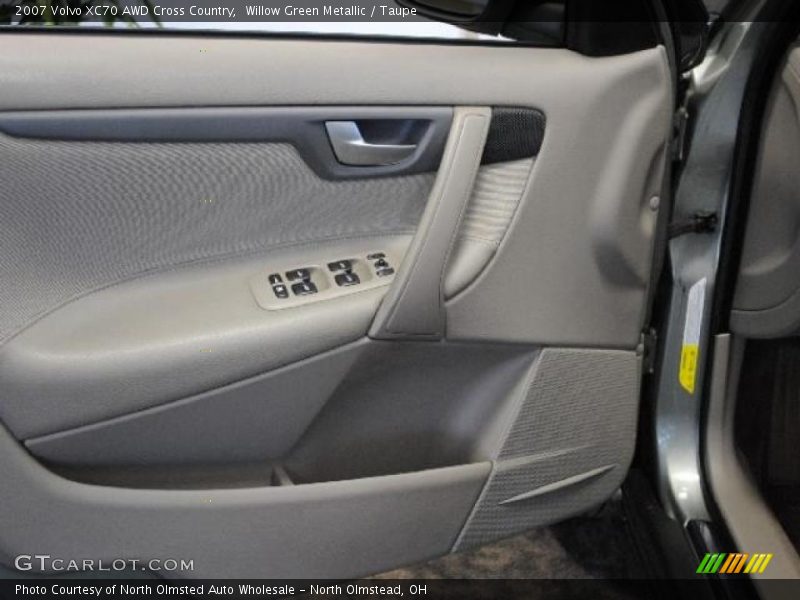 Willow Green Metallic / Taupe 2007 Volvo XC70 AWD Cross Country
