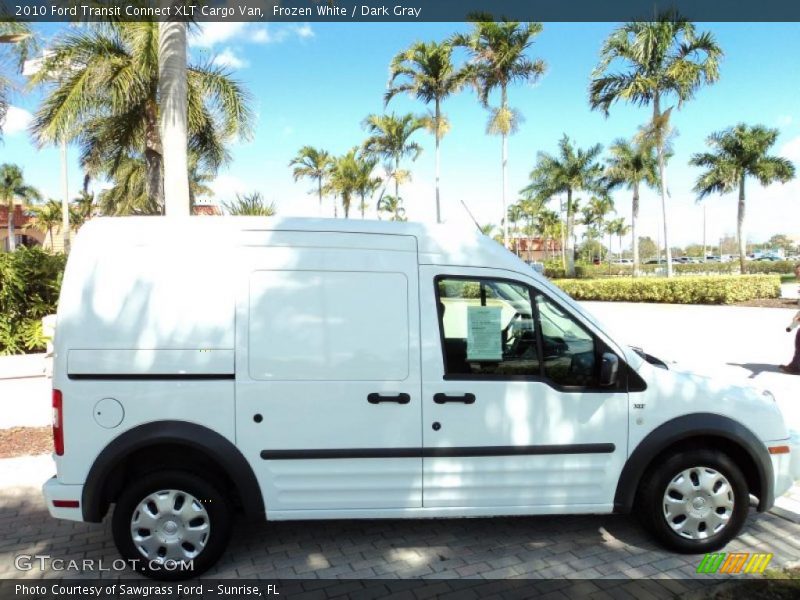 Frozen White / Dark Gray 2010 Ford Transit Connect XLT Cargo Van