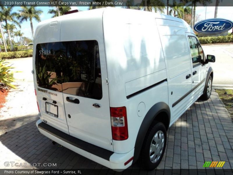 Frozen White / Dark Gray 2010 Ford Transit Connect XLT Cargo Van