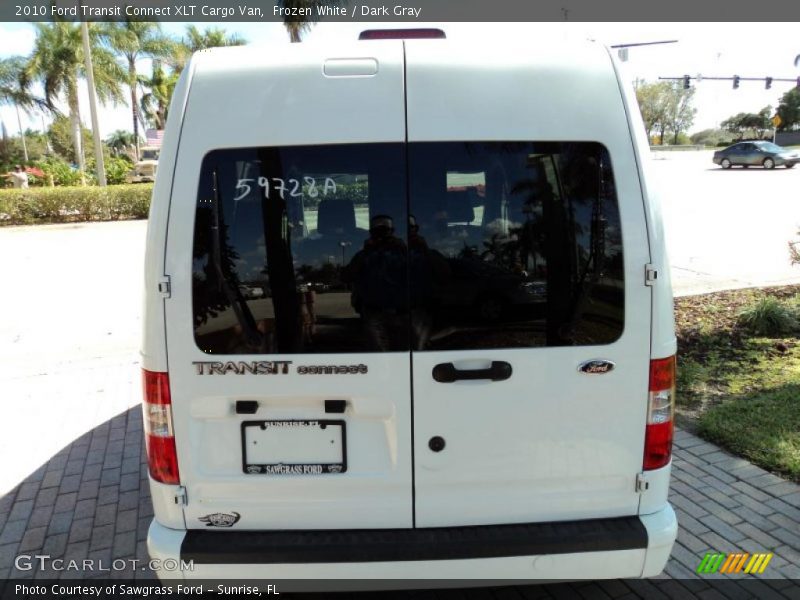Frozen White / Dark Gray 2010 Ford Transit Connect XLT Cargo Van
