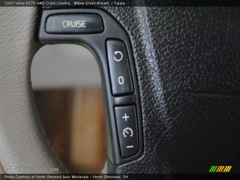 Willow Green Metallic / Taupe 2007 Volvo XC70 AWD Cross Country