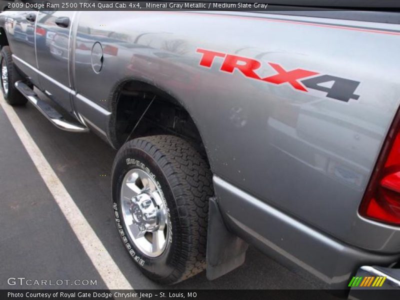 Mineral Gray Metallic / Medium Slate Gray 2009 Dodge Ram 2500 TRX4 Quad Cab 4x4