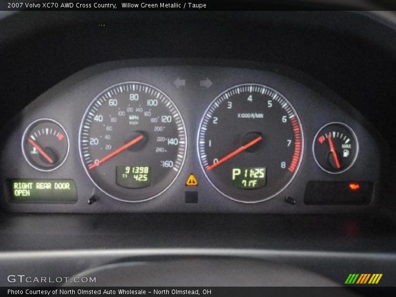 Willow Green Metallic / Taupe 2007 Volvo XC70 AWD Cross Country