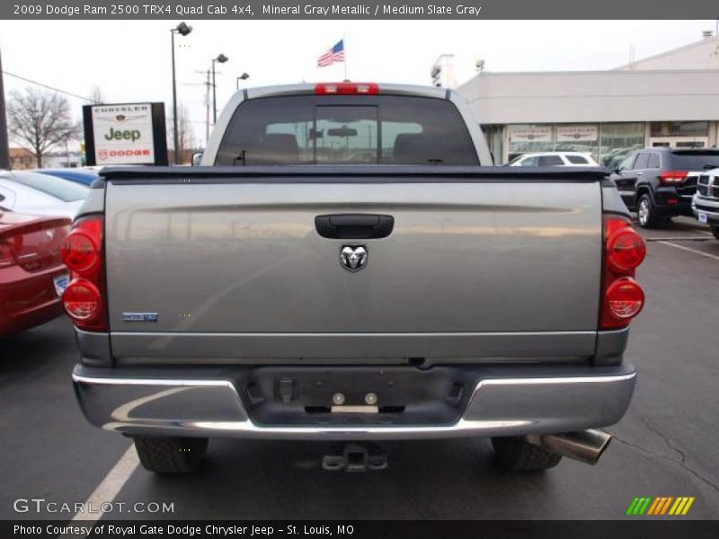 Mineral Gray Metallic / Medium Slate Gray 2009 Dodge Ram 2500 TRX4 Quad Cab 4x4