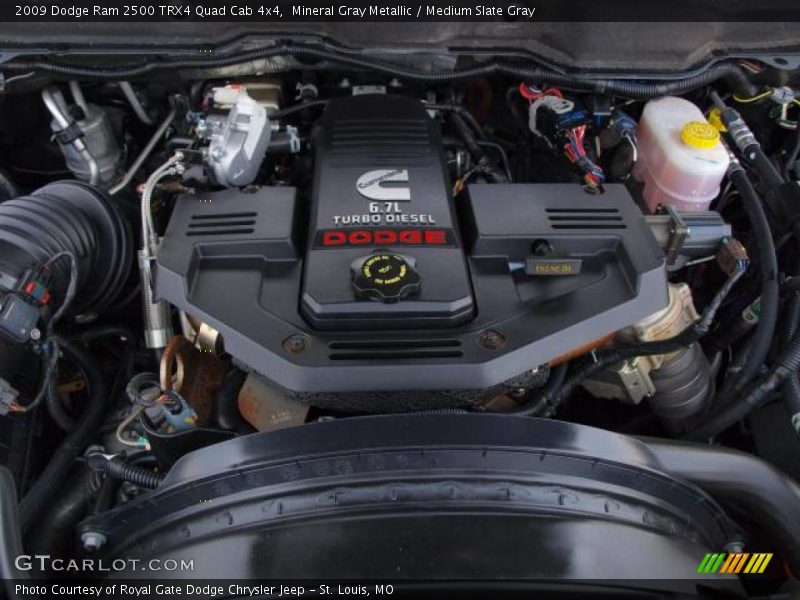 Mineral Gray Metallic / Medium Slate Gray 2009 Dodge Ram 2500 TRX4 Quad Cab 4x4