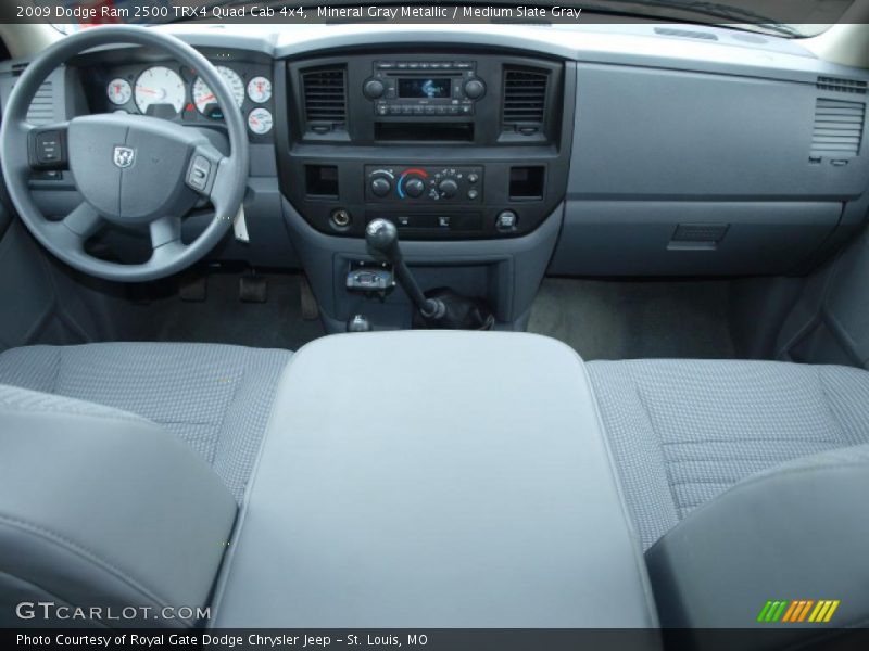 Mineral Gray Metallic / Medium Slate Gray 2009 Dodge Ram 2500 TRX4 Quad Cab 4x4