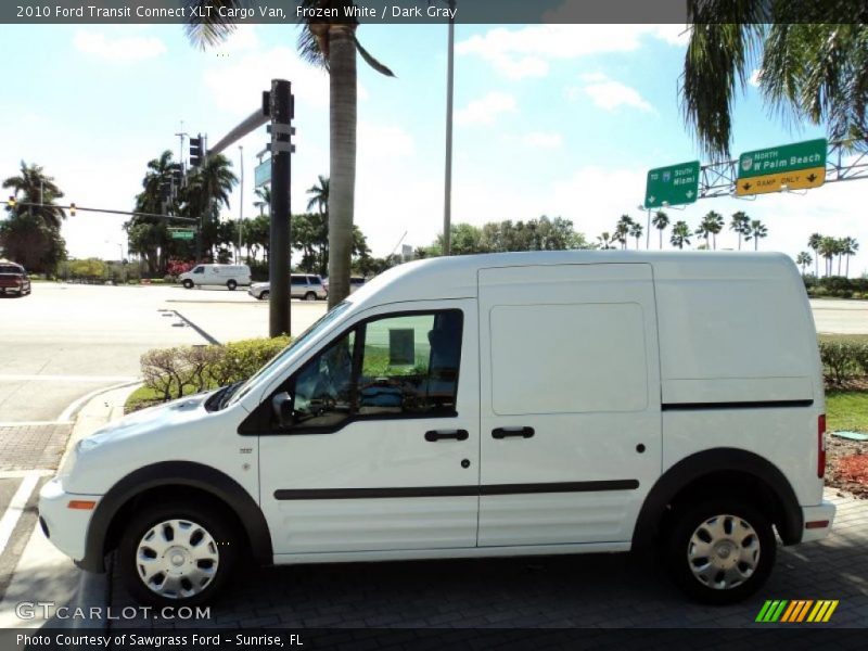 Frozen White / Dark Gray 2010 Ford Transit Connect XLT Cargo Van