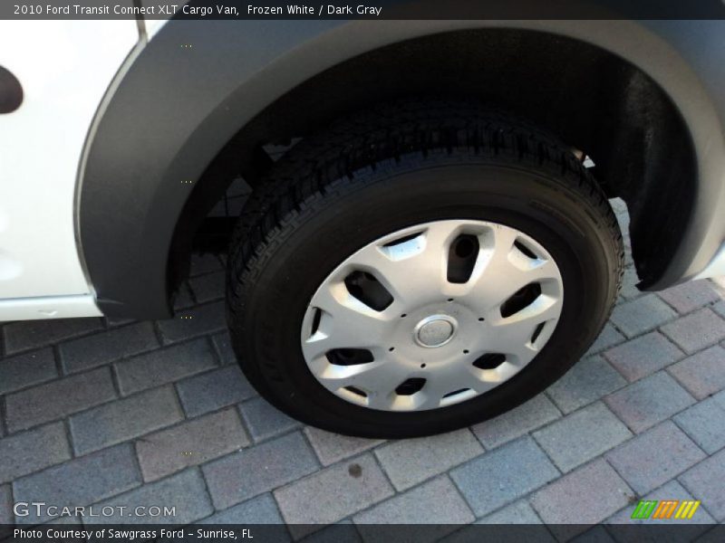Frozen White / Dark Gray 2010 Ford Transit Connect XLT Cargo Van