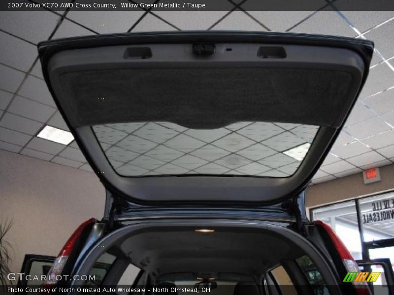 Willow Green Metallic / Taupe 2007 Volvo XC70 AWD Cross Country