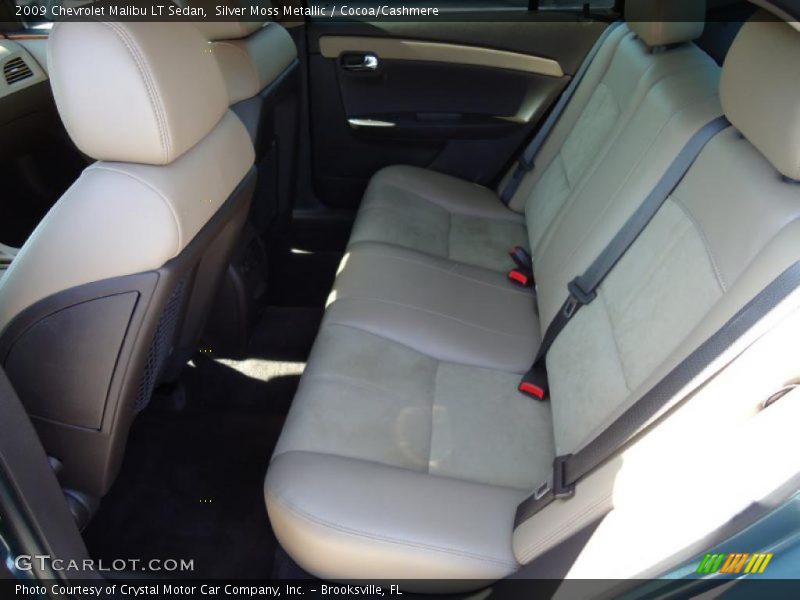 Silver Moss Metallic / Cocoa/Cashmere 2009 Chevrolet Malibu LT Sedan