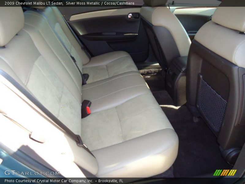 Silver Moss Metallic / Cocoa/Cashmere 2009 Chevrolet Malibu LT Sedan