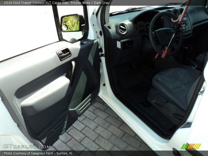 Frozen White / Dark Gray 2010 Ford Transit Connect XLT Cargo Van